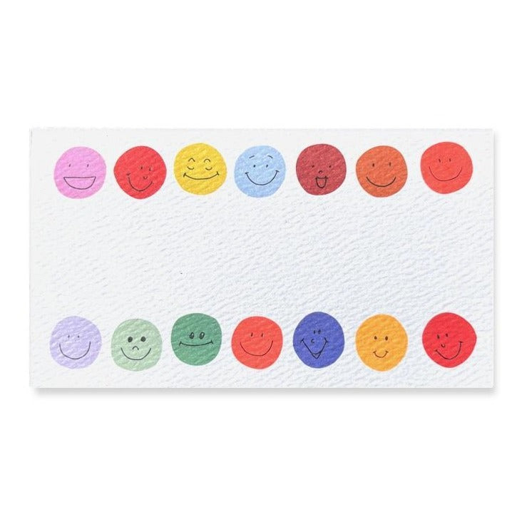 Rainbow Smiley Mini Notes - 48 pack