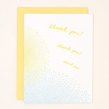 Thank You Sunshine Letterpress Card